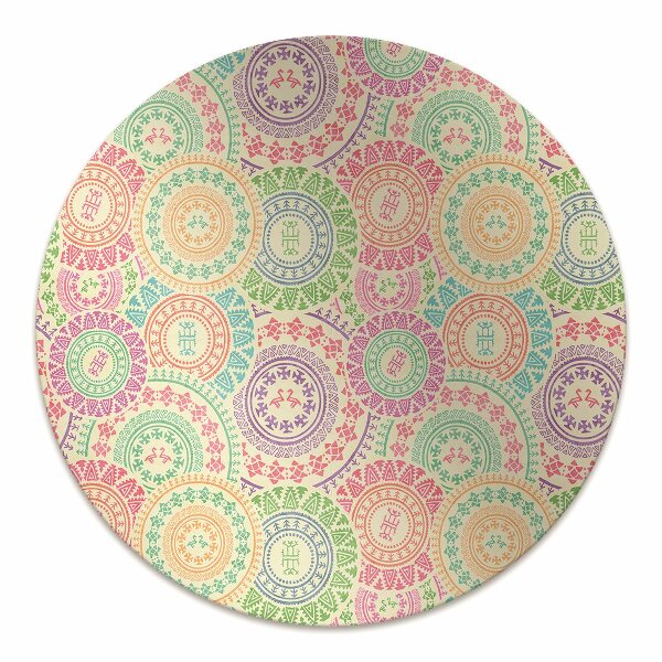 Tapete para escritório Padrão circular