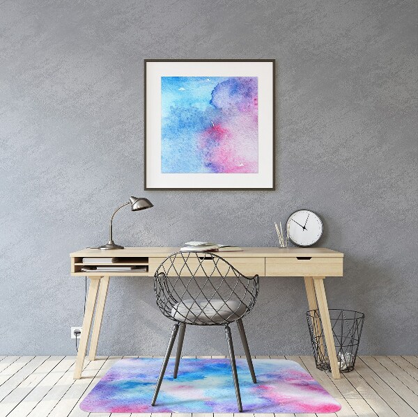 Tapete para cadeira de escritório Nuvens abstratas