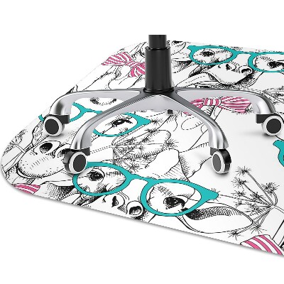 Tapete escritório Girafa hipster
