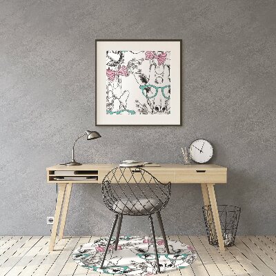 Tapete escritório Girafa hipster
