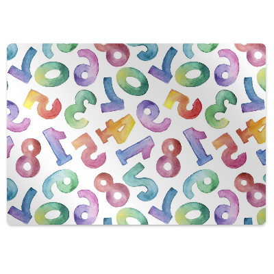 Tapete para escritório Letras coloridas