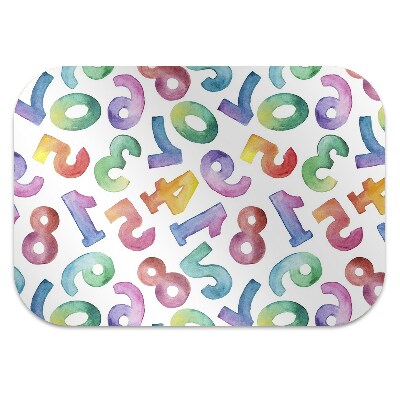 Tapete para escritório Letras coloridas