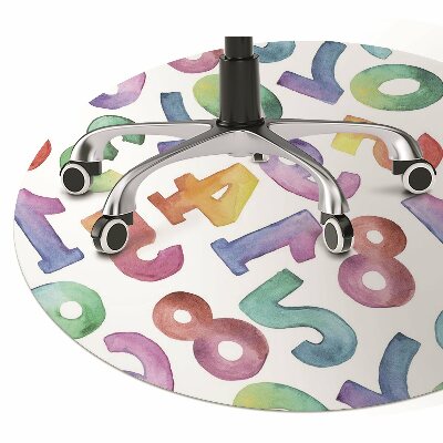 Tapete para escritório Letras coloridas