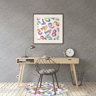 Tapete para escritório Letras coloridas
