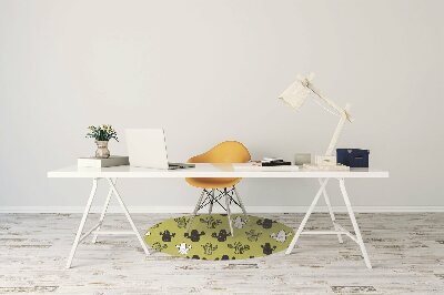 Tapete para cadeira de escritório Cactos
