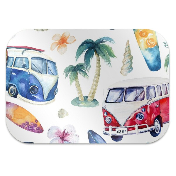 Tapete para cadeira de escritório Praia do Surfista