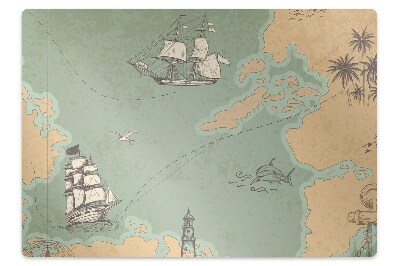 Tapete para escritório Mapa do Tesouro