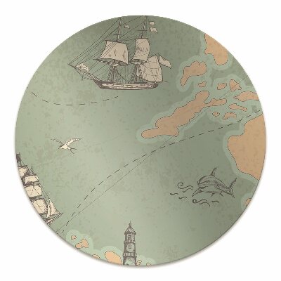 Tapete para escritório Mapa do Tesouro
