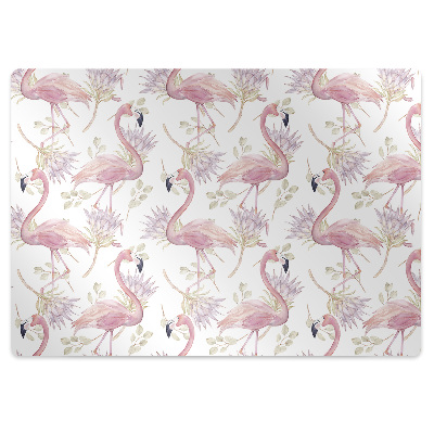 Tapete escritório Flamingos