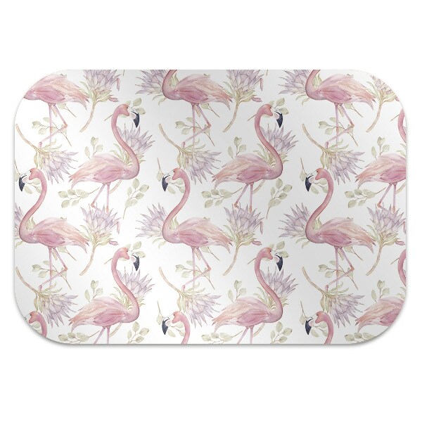 Tapete escritório Flamingos