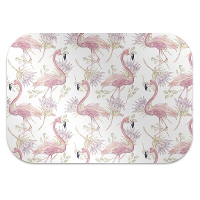 Tapete escritório Flamingos