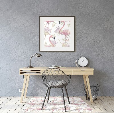 Tapete escritório Flamingos