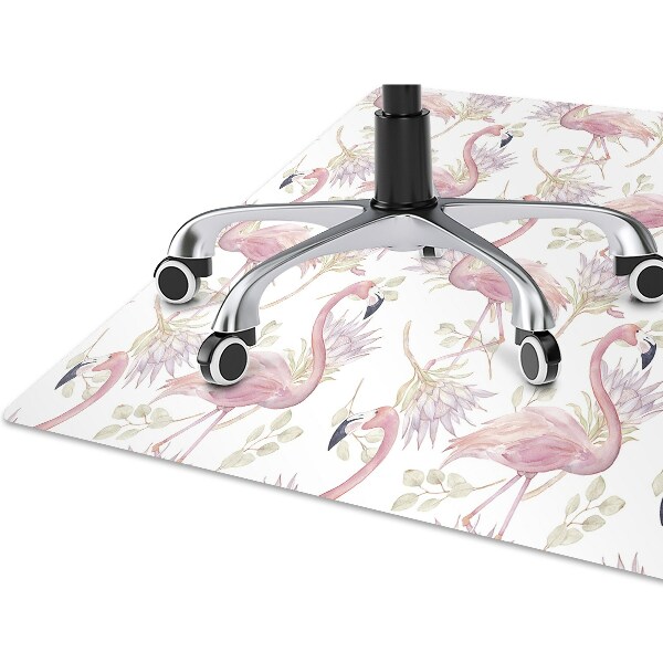 Tapete escritório Flamingos