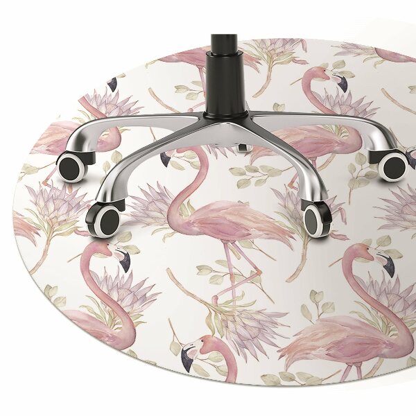 Tapete escritório Flamingos