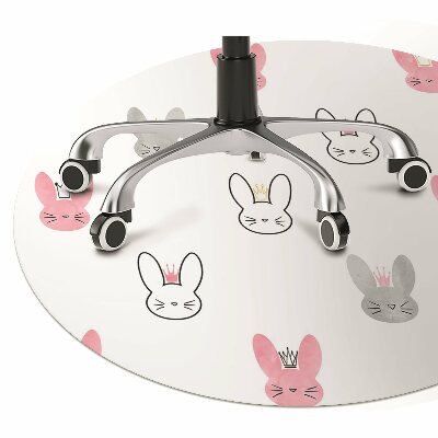 Tapete escritório Coelhos em coroas