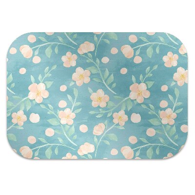 Tapete para escritório Flores em tons pastel