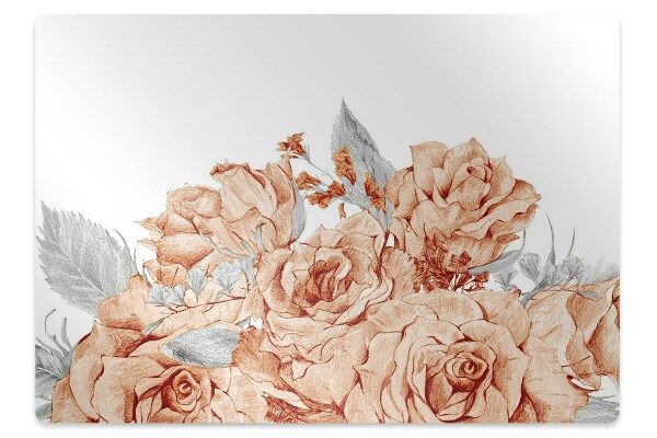 Tapete escritório Rosas florescendo