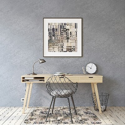 Tapete para escritório Azulejos estilo Boho
