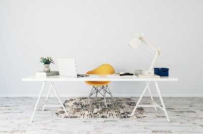 Tapete para escritório Azulejos estilo Boho