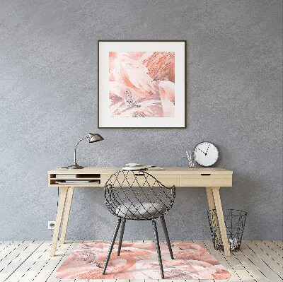 Tapete para cadeira de escritório Flamingos