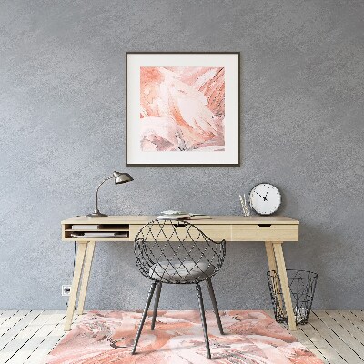 Tapete para cadeira de escritório Flamingos