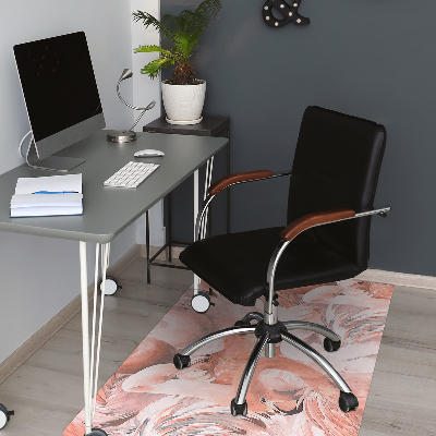 Tapete para cadeira de escritório Flamingos