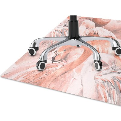 Tapete para cadeira de escritório Flamingos