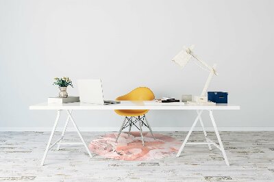 Tapete para cadeira de escritório Flamingos