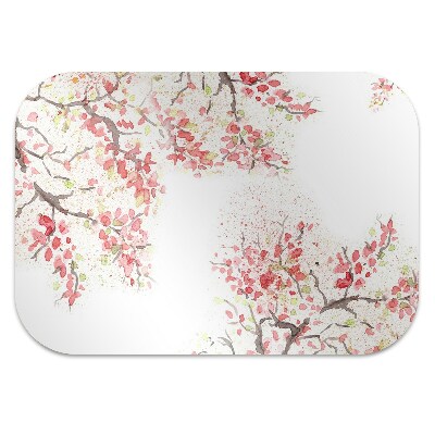 Tapete escritório flores de cerejeira