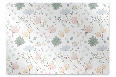 Tapete para cadeira de escritório Flores da primavera
