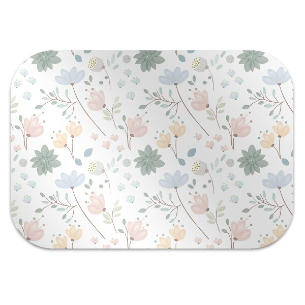 Tapete para cadeira de escritório Flores da primavera