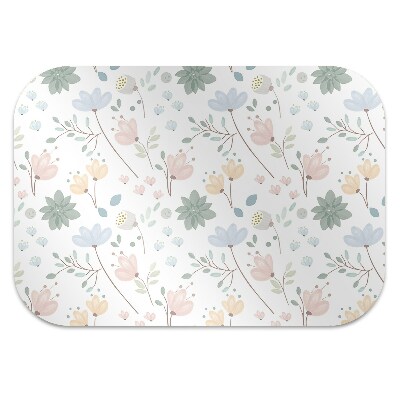 Tapete para cadeira de escritório Flores da primavera