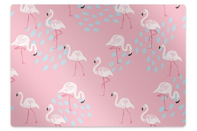 Tapete para escritório Flamingos