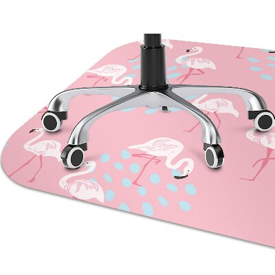 Tapete para escritório Flamingos