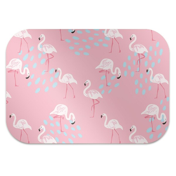 Tapete para escritório Flamingos
