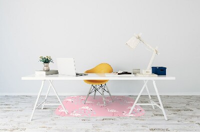 Tapete para escritório Flamingos