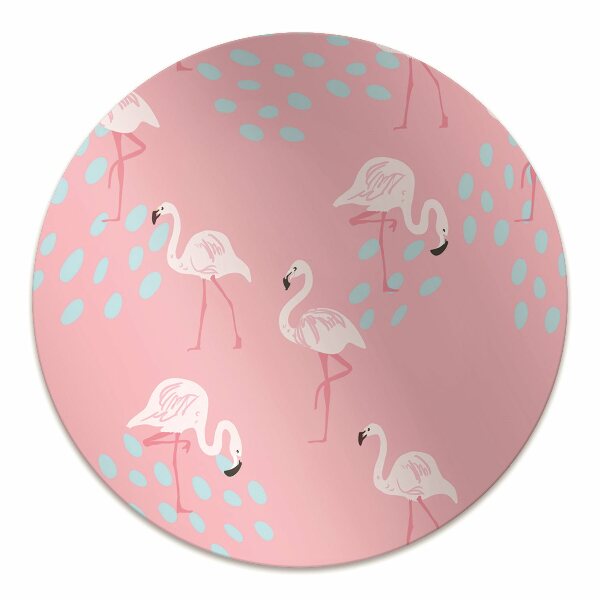 Tapete para escritório Flamingos