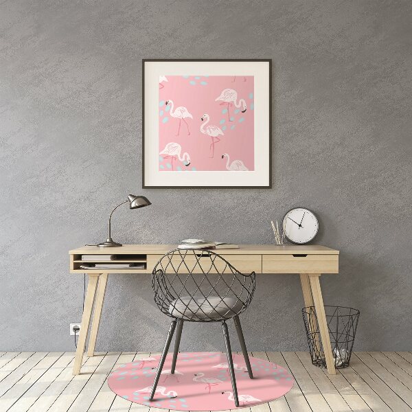 Tapete para escritório Flamingos