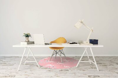 Tapete para escritório Flamingos
