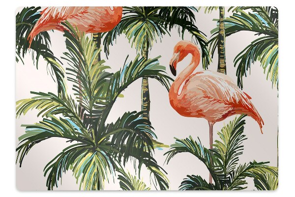 Tapete escritório Flamingos