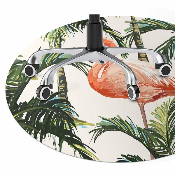 Tapete escritório Flamingos