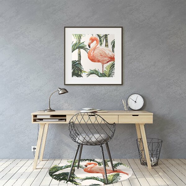 Tapete escritório Flamingos