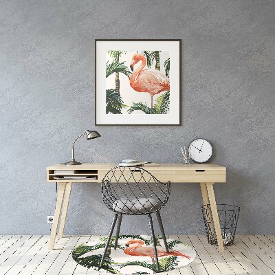Tapete escritório Flamingos