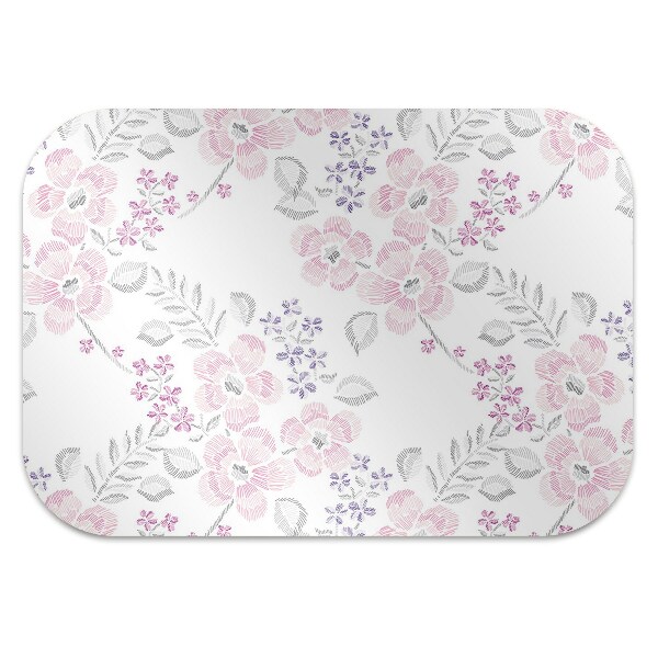 Tapete para escritório Padrão floral