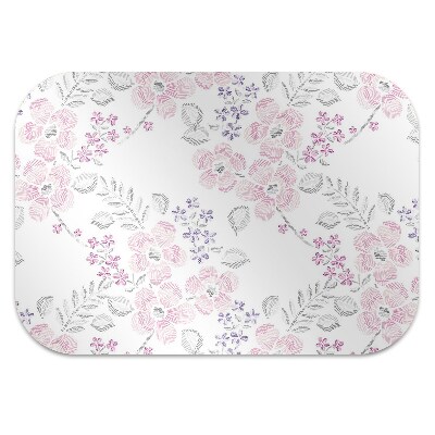Tapete para escritório Padrão floral