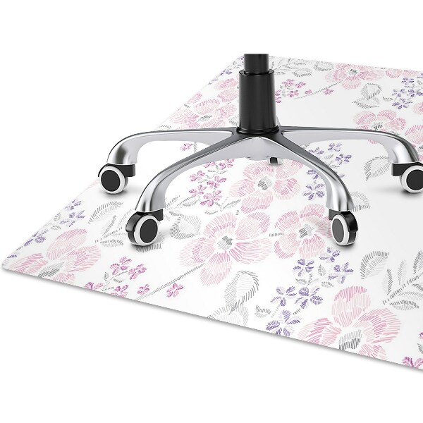Tapete para escritório Padrão floral