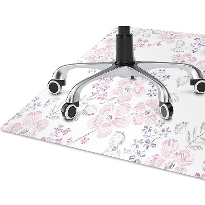 Tapete para escritório Padrão floral