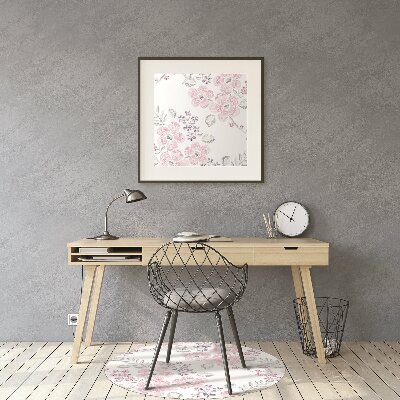 Tapete para escritório Padrão floral