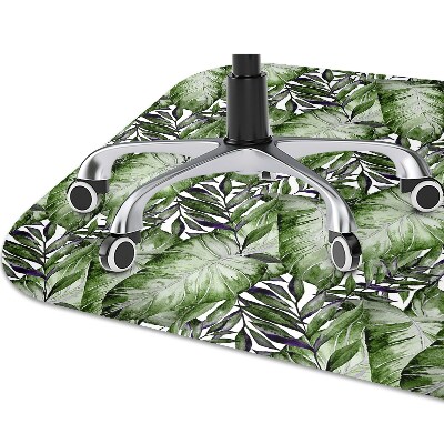 Tapete para cadeira de escritório Folha de Monstera
