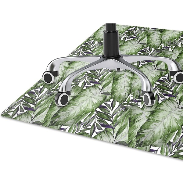 Tapete para cadeira de escritório Folha de Monstera